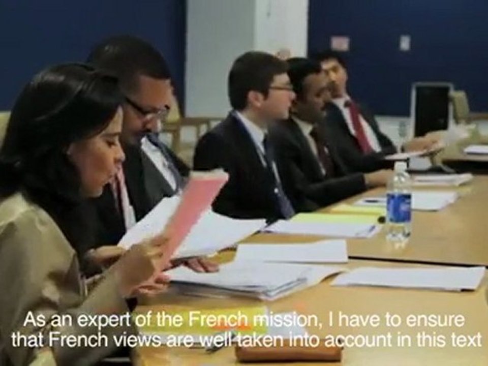Portrait d'un diplomate français à l'ONU