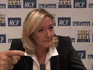 Marine Le Pen - Face aux Chrétiens partie 3 - 19/05/2011