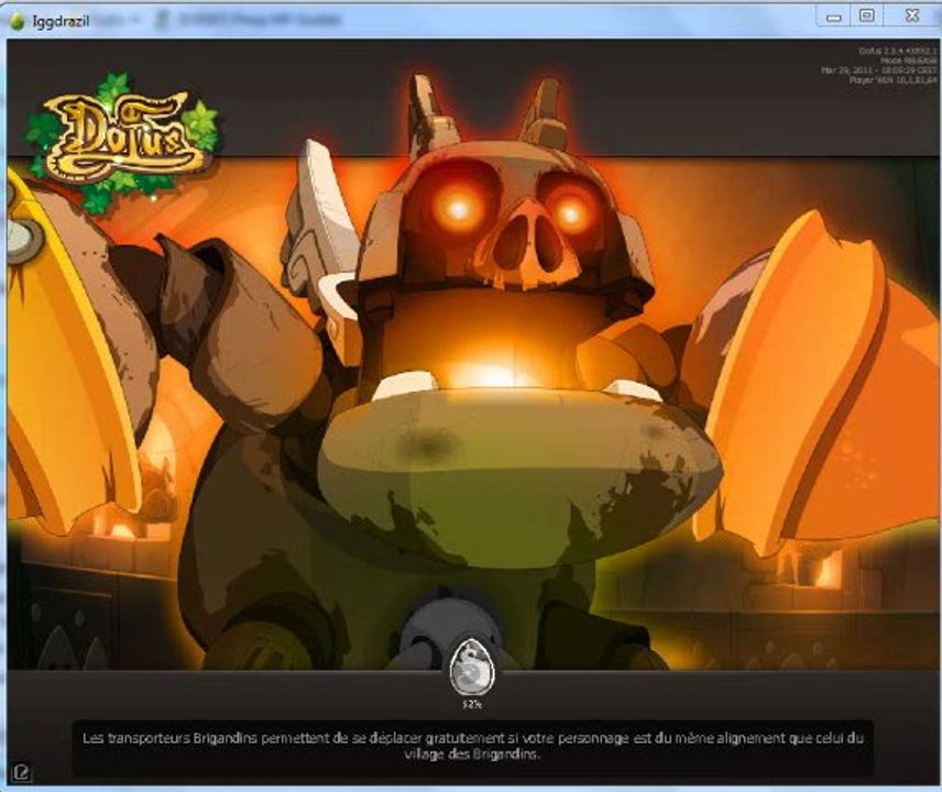 Dofus - Bug lors du chargement