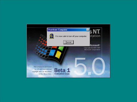 Windows NT Workstation 5.0 Beta 1 (Build 1906) Parody