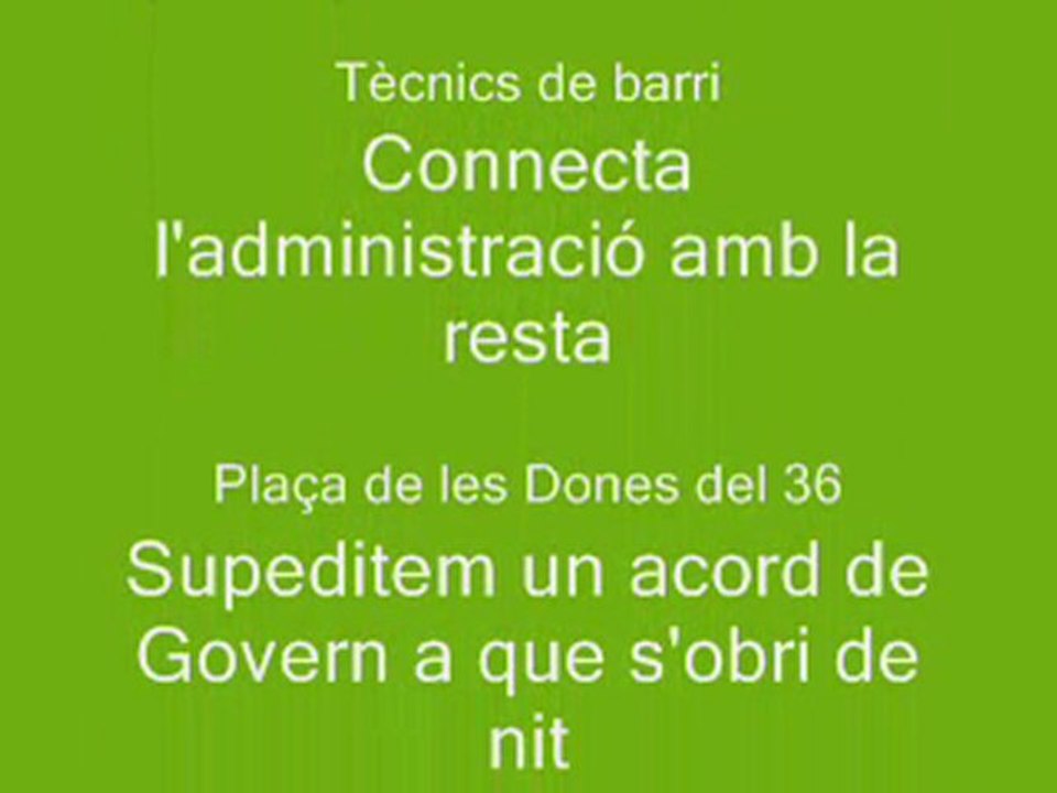Programes electorals dels partits graciencs a les municipals 2011