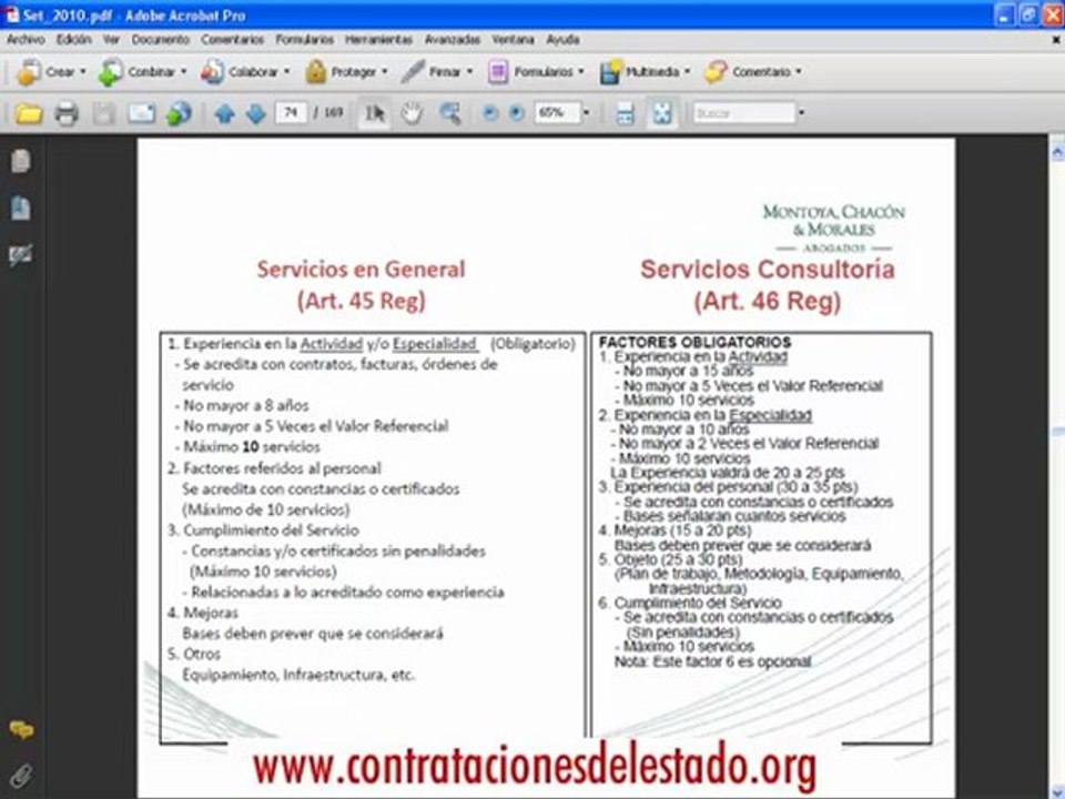 Contrataciones del Estado (Parte17)