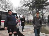 Vezirhanspor Söğüt maçına çıkarken-Mehmet SOLMAZ