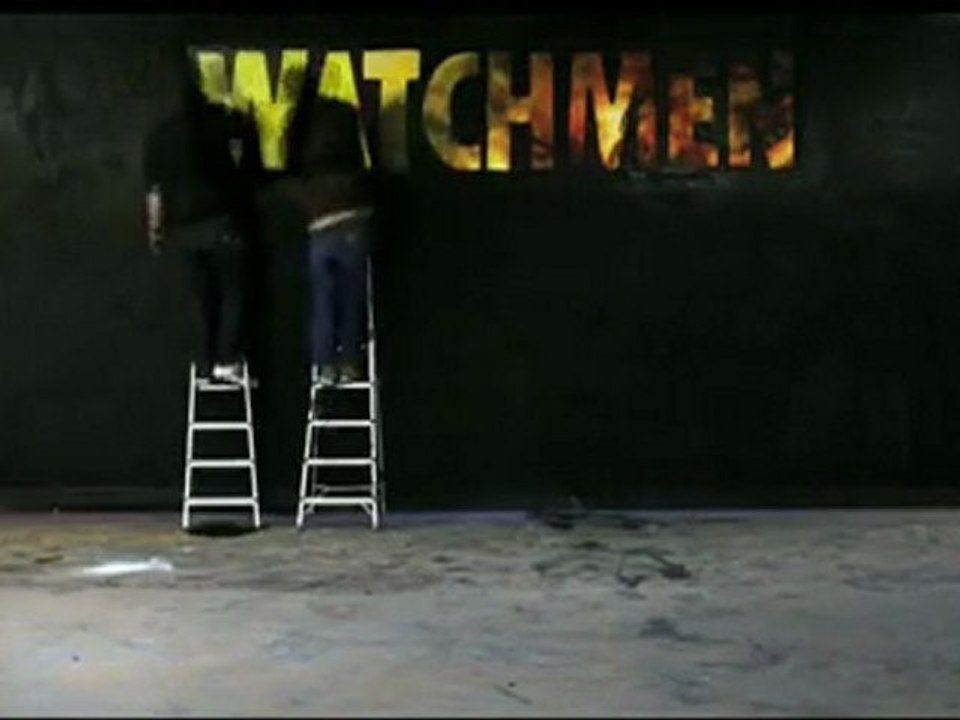 Watchmen - Graffiti Mural Timelapse for World [HD]
