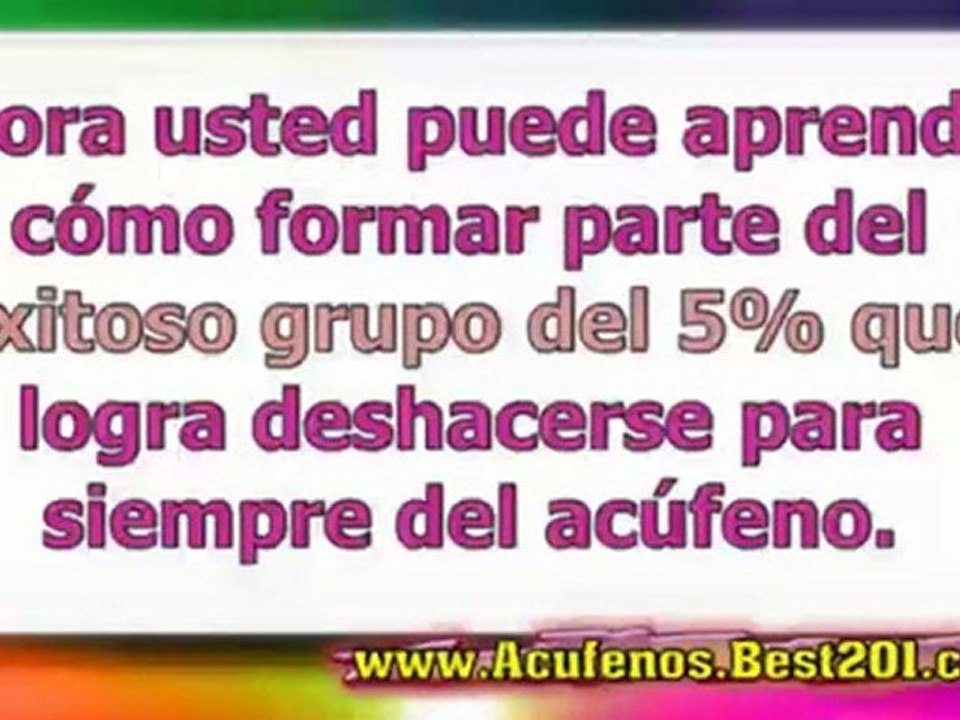 zumbido en el oido - zumbido de oidos - acufenos tratamiento