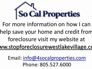 Stop Foreclosure Westlake Village, CA