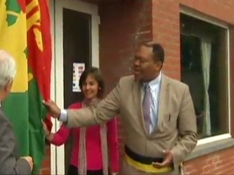 Bertin Mampaka inaugure le Brussels Open (TéléBruxelles)