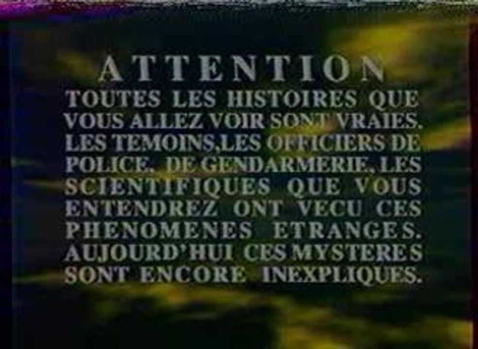Mysteres - Generique