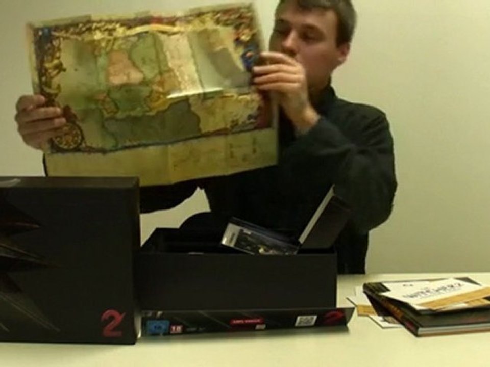 Witcher 2 collector's ed.: unboxing