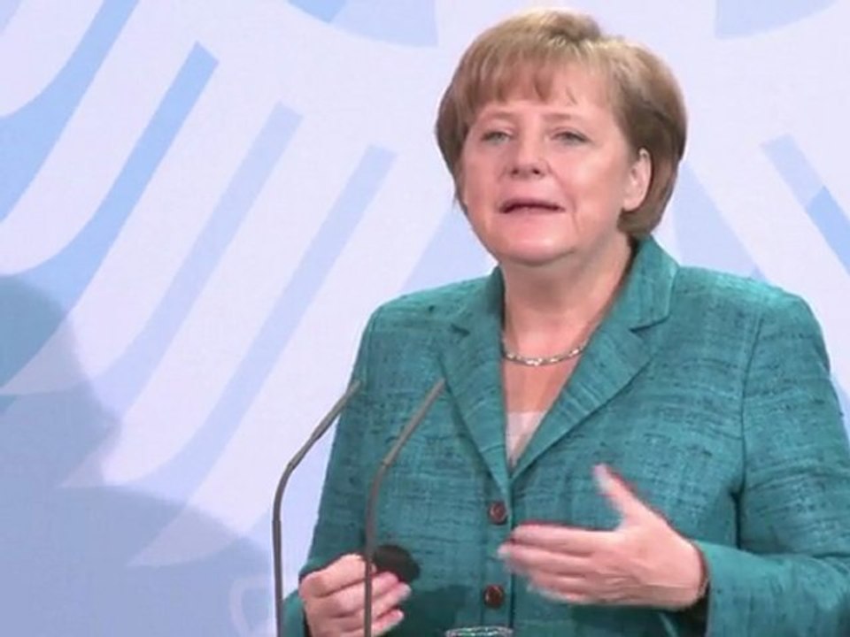 Merkel a "beaucoup d'estime" pour Lagarde