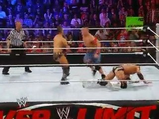 مهرجان اوفر ذا ليمت 2011 جون سينا ضد ذا ميز على لقب بطولة الاتحاد مبارة انا استسلم الجزء الاول