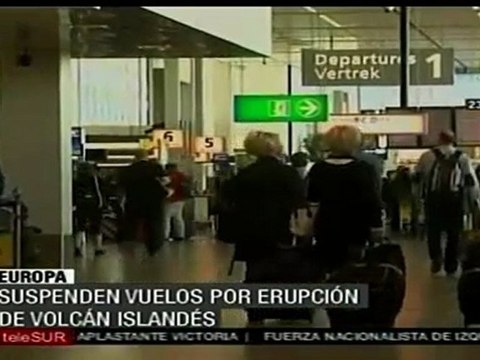 Europa suspende vuelos por erupción del volcán Grimsvotn