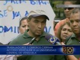 En UCV protestan también desde Jardín Botánico