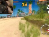 SEGA Rally Online Arcade - Tropical Track with Fanatec Porsche 911 GT2 Wheel (Settings)