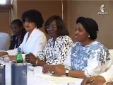 Sylvia Bongo Ondimba avec les femmes diplomates d'Italie