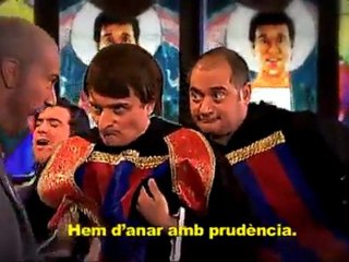 TV3 - Crackòvia - Els monjos culers canten "Cap a Wembley"