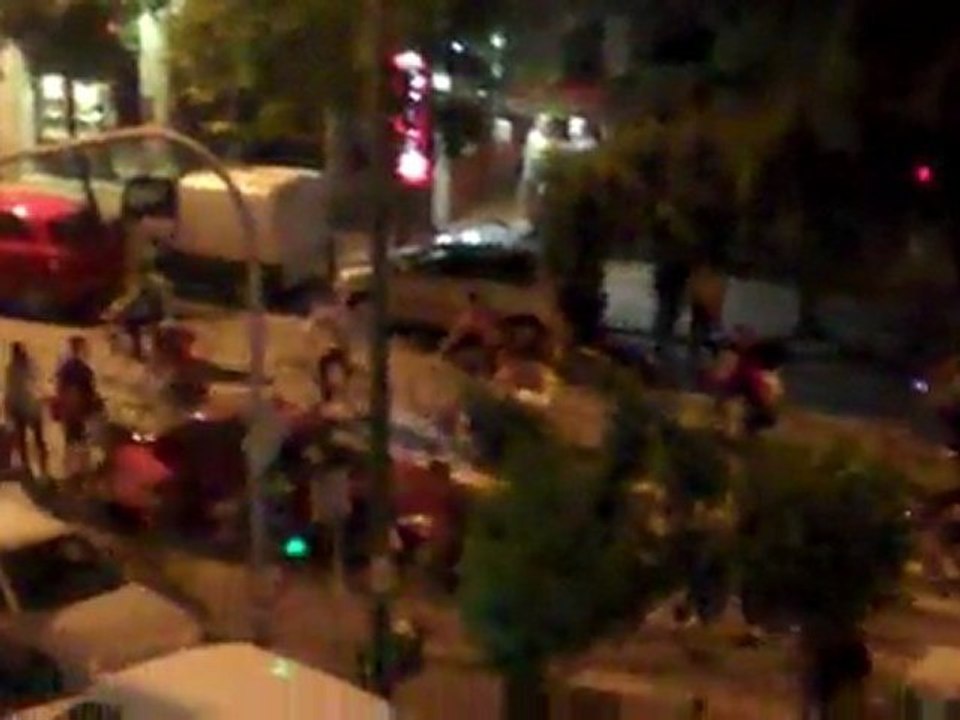 Ποδηλάτες στο κέντρο της Αθήνας