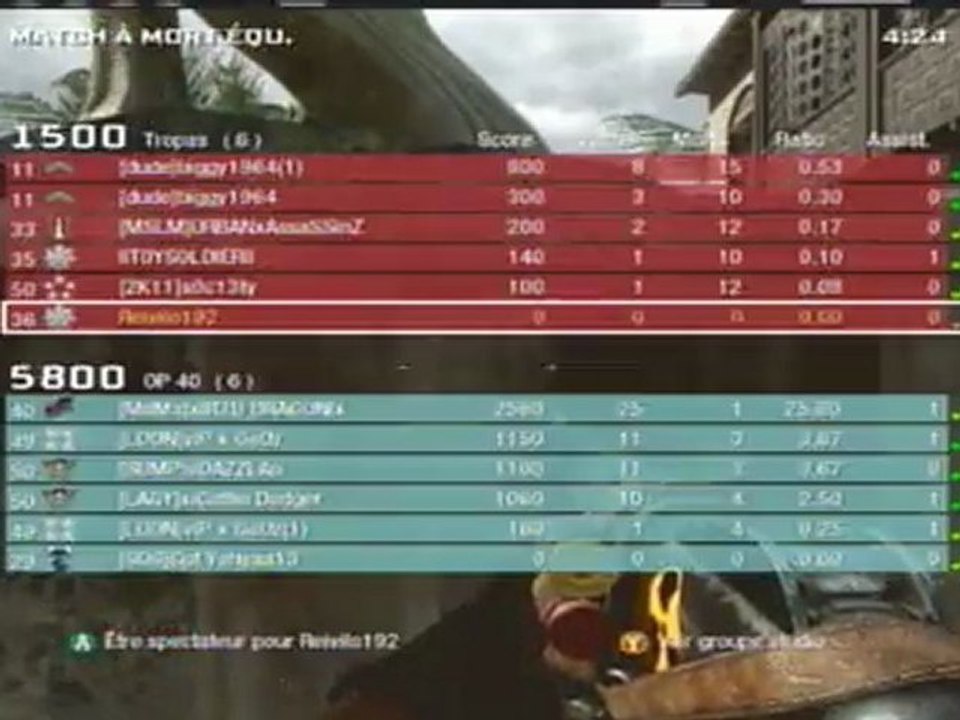 Un début de partie agréable meme avec un baton de connexion ^^