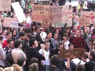 Manifestation à Paris, Bastille Democracia Real YA!