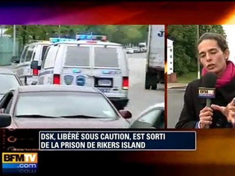 DSK est sorti de la prison de Rikers Island