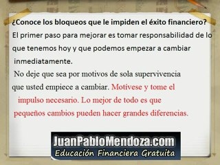 Conoce los bloqueos financieros?