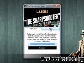 L.A. Noire The Sharpshooter Detective Suit DLC Code Generator Free