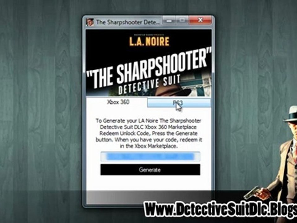 L.A. Noire The Sharpshooter Detective Suit DLC Code Generator Free