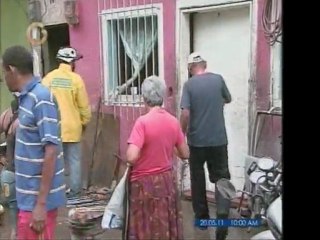 Viviendas se desploman en Petare a causa de las lluvias