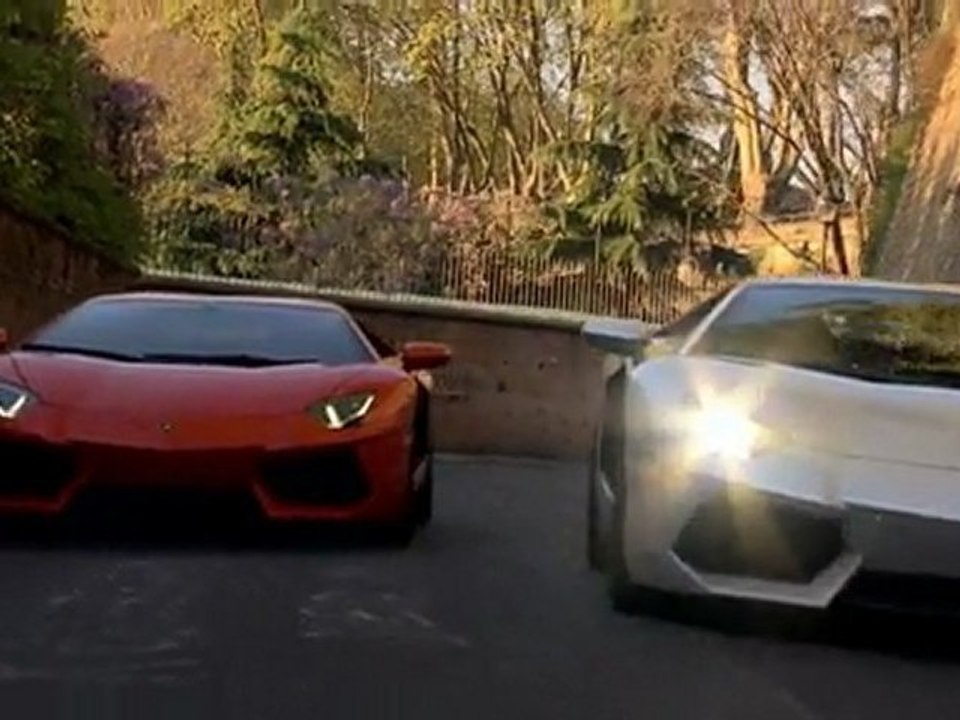 Lamborghini Aventador LP700-4 on the streets of Rome