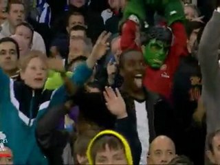 Porto fans supporting Hulk at Final Europa Legue