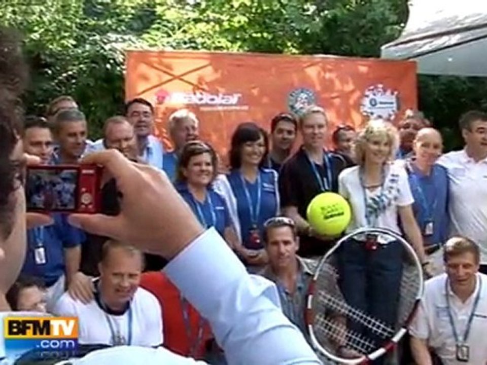 Babolat fête sa promotion à Roland Garros