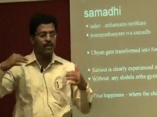 Patanjalis Yogic concept Part 8 Dharamadhyan-Meditation Part 3.wmv