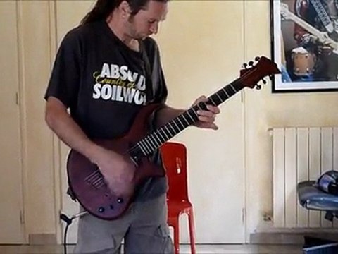 Patrck Martin shows PMC Blast Scarve (Bogner XTC VHT Fryette Deliverance SP Custom Fernandes)