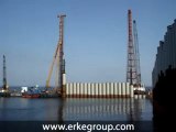 ERKE Dış Ticaret ltd., Semw D-62 Diesel Pile Hammer Works at ASYA PORT