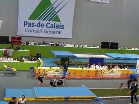 Finale TeamGym 2011 à Calais Tumbling 2ème passage