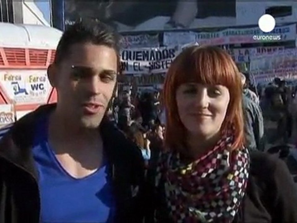 Le mouvement des "Indignés" espagnols toujours mobilisé