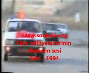 Siirtte Alparslan Türkeş konvoyu ( İlk defa yayınlanıyor)
