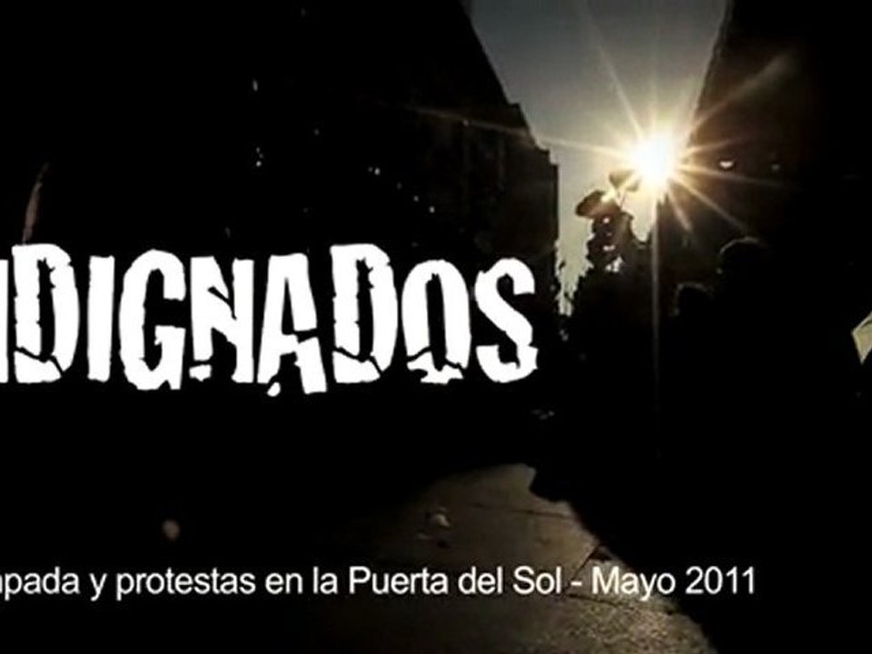 Indignados en Madrid