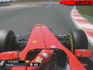 Formula1 2011 Spain GP Alonso_s Q3 Lap [