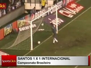 Santos 1 x 1 Internacional - Campeonato Brasileiro 2011