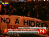 Carabineros reprimen manifestación pacífica frente al Congreso de Chile   Venezolana de Televisión