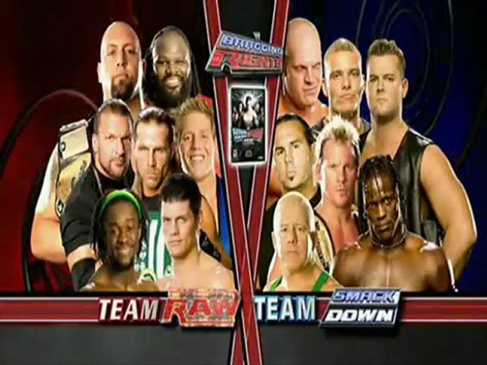 WWE Bragging Rights 2009 Card