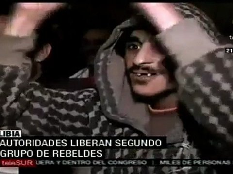 Autoridades libias liberan a segundo grupo de rebeldes