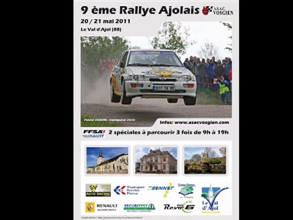 9 eme rallye Ajolais ES1 du N° 000 au N° 30