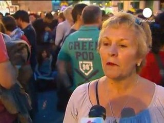 Las protestas continúan en España en el día de las...