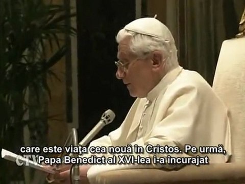Benedict al XVI-lea: Este nevoie de direcţiunea spirituală
