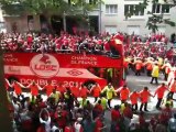 Le LOSC fêté à Lille, boulevard de la liberté