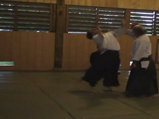 Démonstration d'aïkido lors du stage de mai 2011