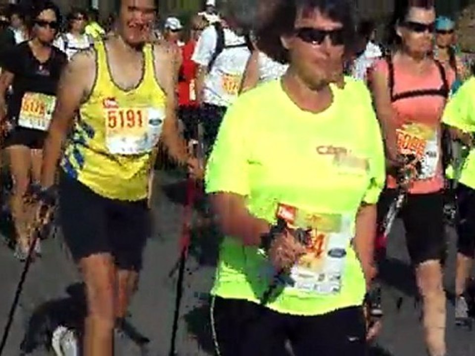 Cap Nature 2011 départ Marche Nordique