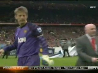 Ultimas palabras de Edwin van der Sar en Old Trafford